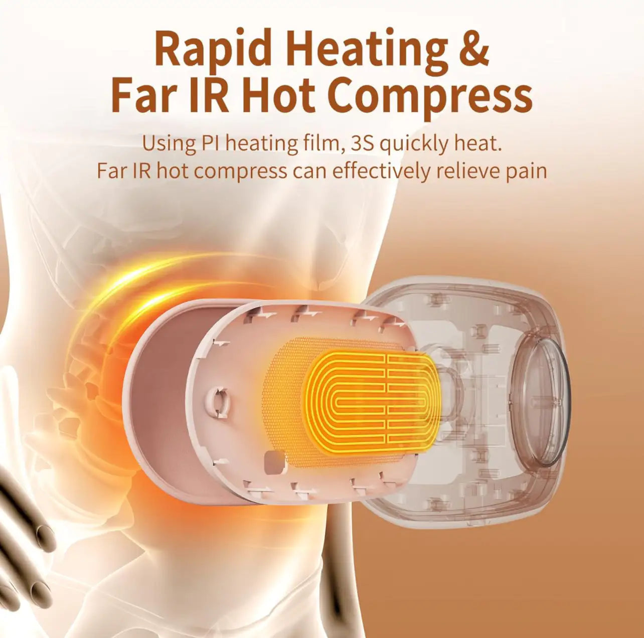 Portable Heating Pad and Massager